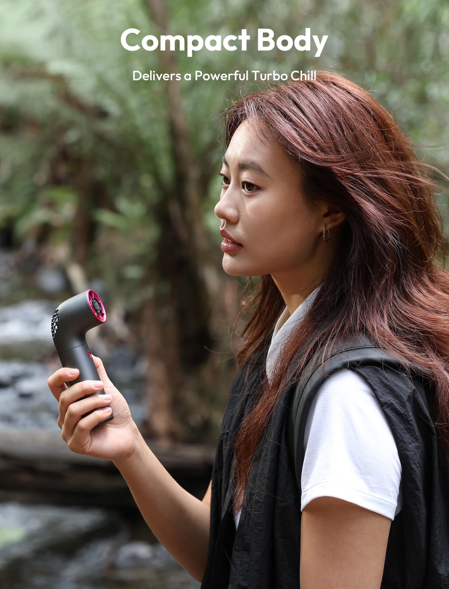 Aecooly Aero Ultra Handheld Fan – Grey & Purple
