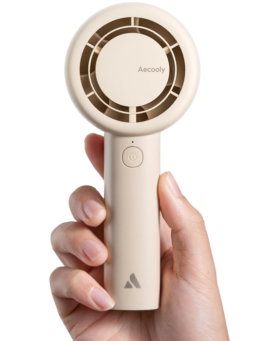 Aecooly CloudFlow Portable Handheld Fan with Dual Air Channels - Beige