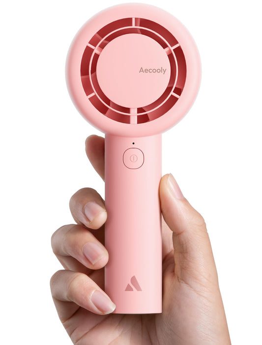 Aecooly CloudFlow Portable Handheld Fan with Dual Air Channels - Pink