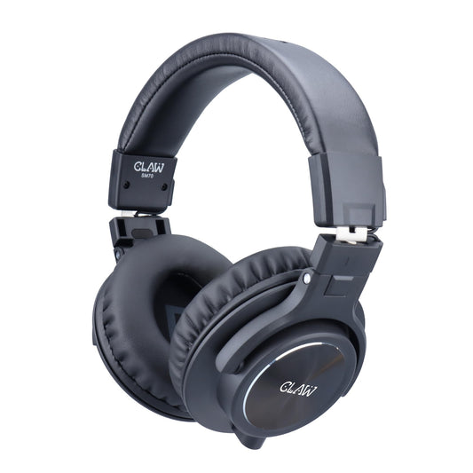 CLAW SM70 Studio Monitoring DJ Wired Over-Ear Headphones with 40mm Drivers