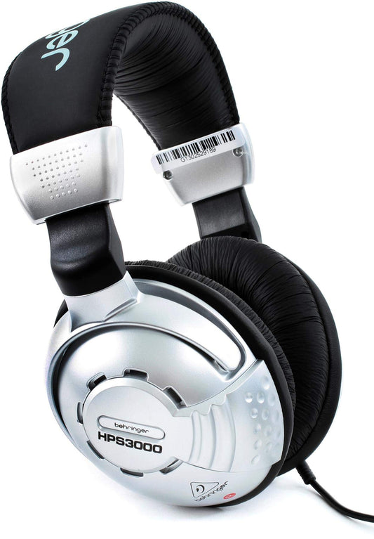 Behringer HPS3000 Studio Wired Over Ear Headphones Without Mic Black