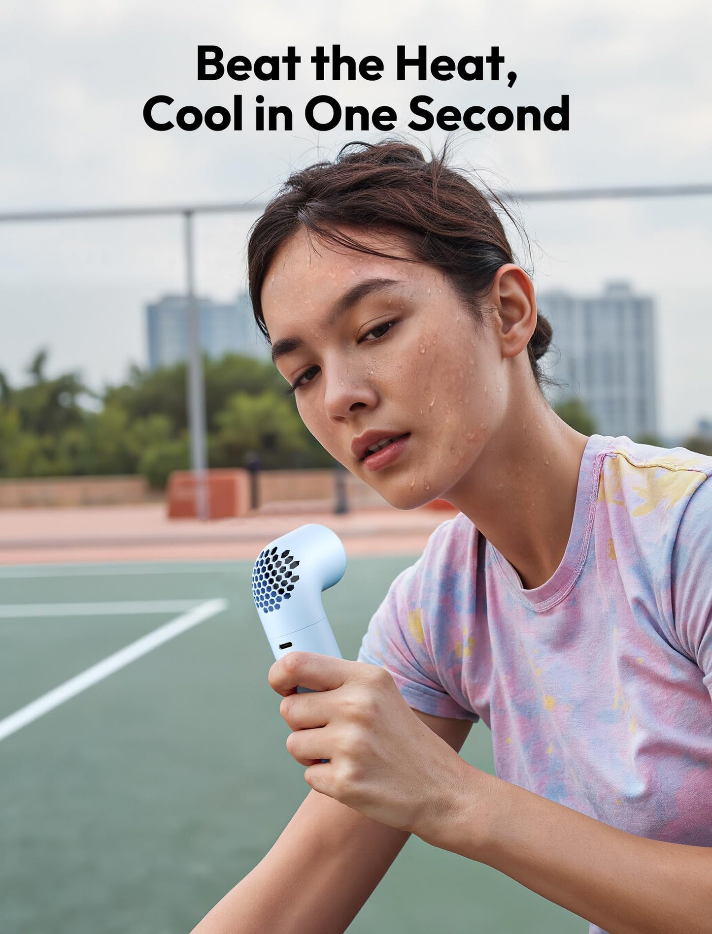 Aecooly Aero Portable Handheld Turbo Fan - Blue