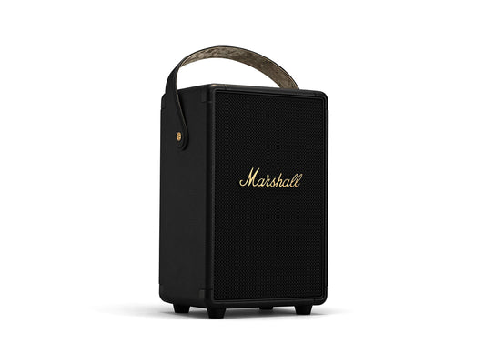 Marshall Tufton 80W Portable Bluetooth Speaker – Black & Brass
