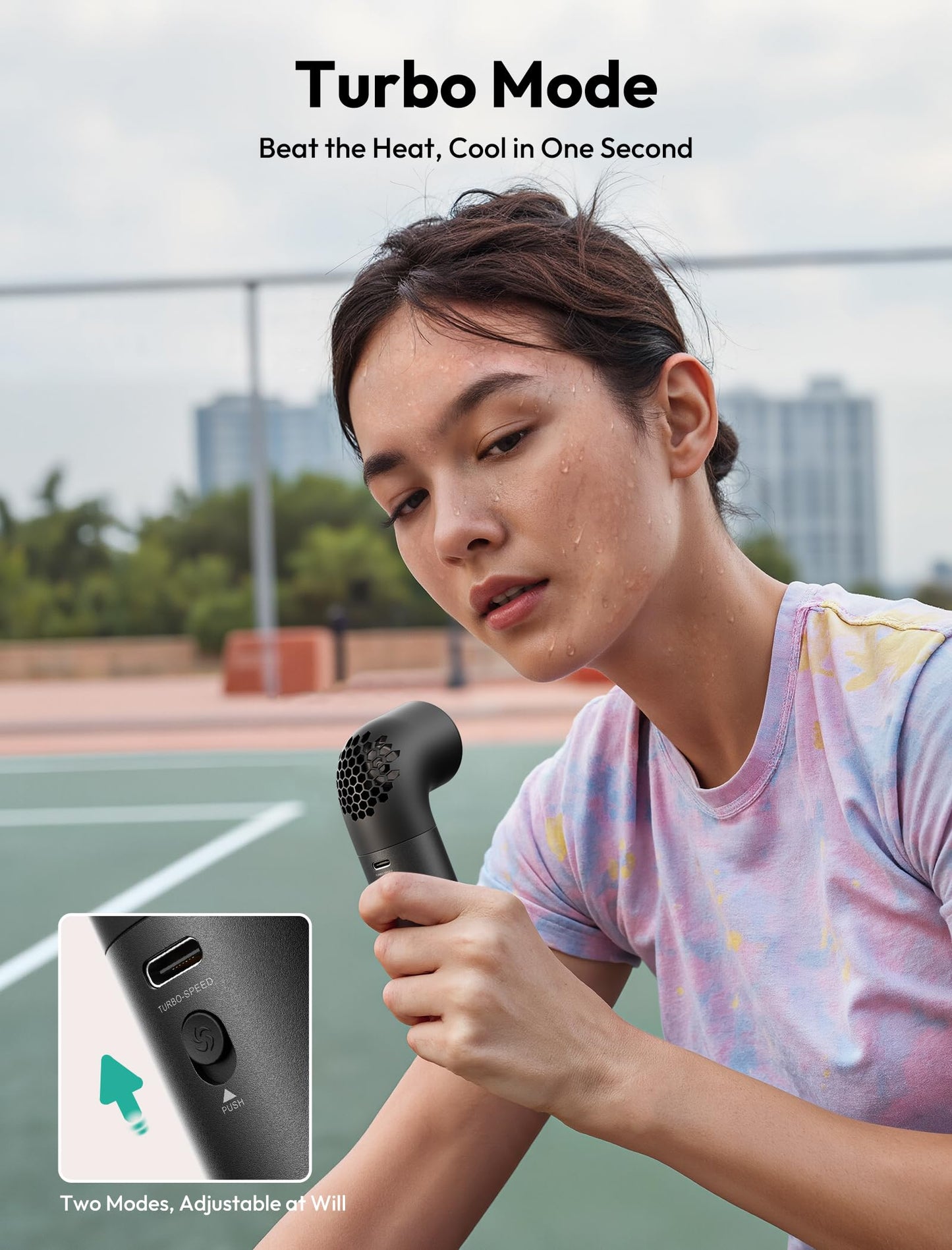 Aecooly Portable Handheld Fan Aero Pro - Black