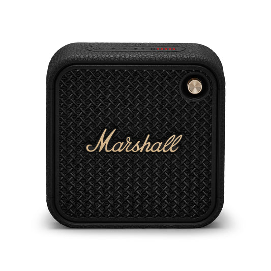 Marshall Willen II Portable Bluetooth Speaker with 17+ Hours of Portable Playtime, Dust & Waterproof (IP67) - Black & Brass.