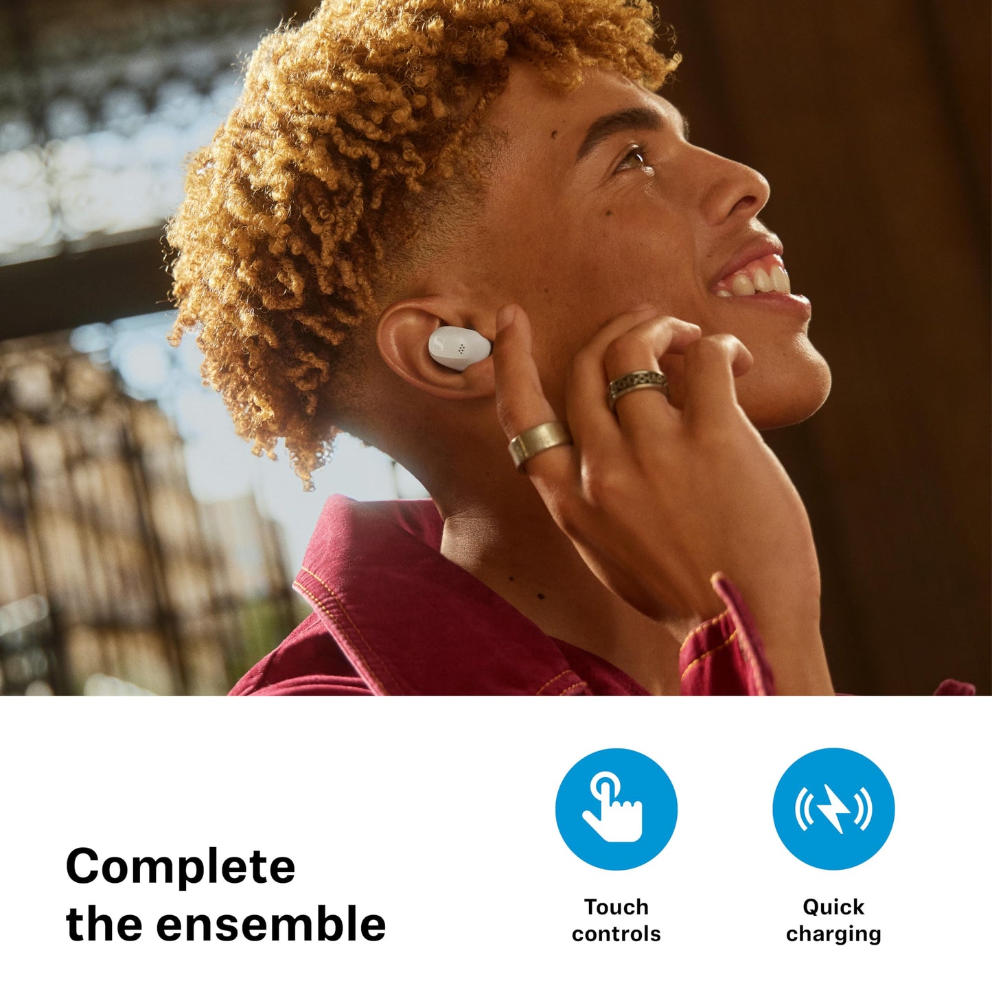 Sennheiser ACCENTUM True Wireless Earbuds with Hybrid ANC